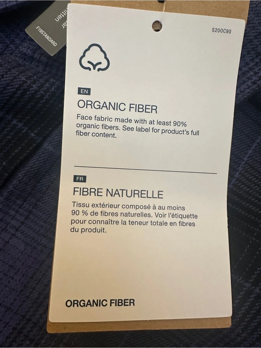 The North Face Organic Flannel Shirt Men’s Size S Purple